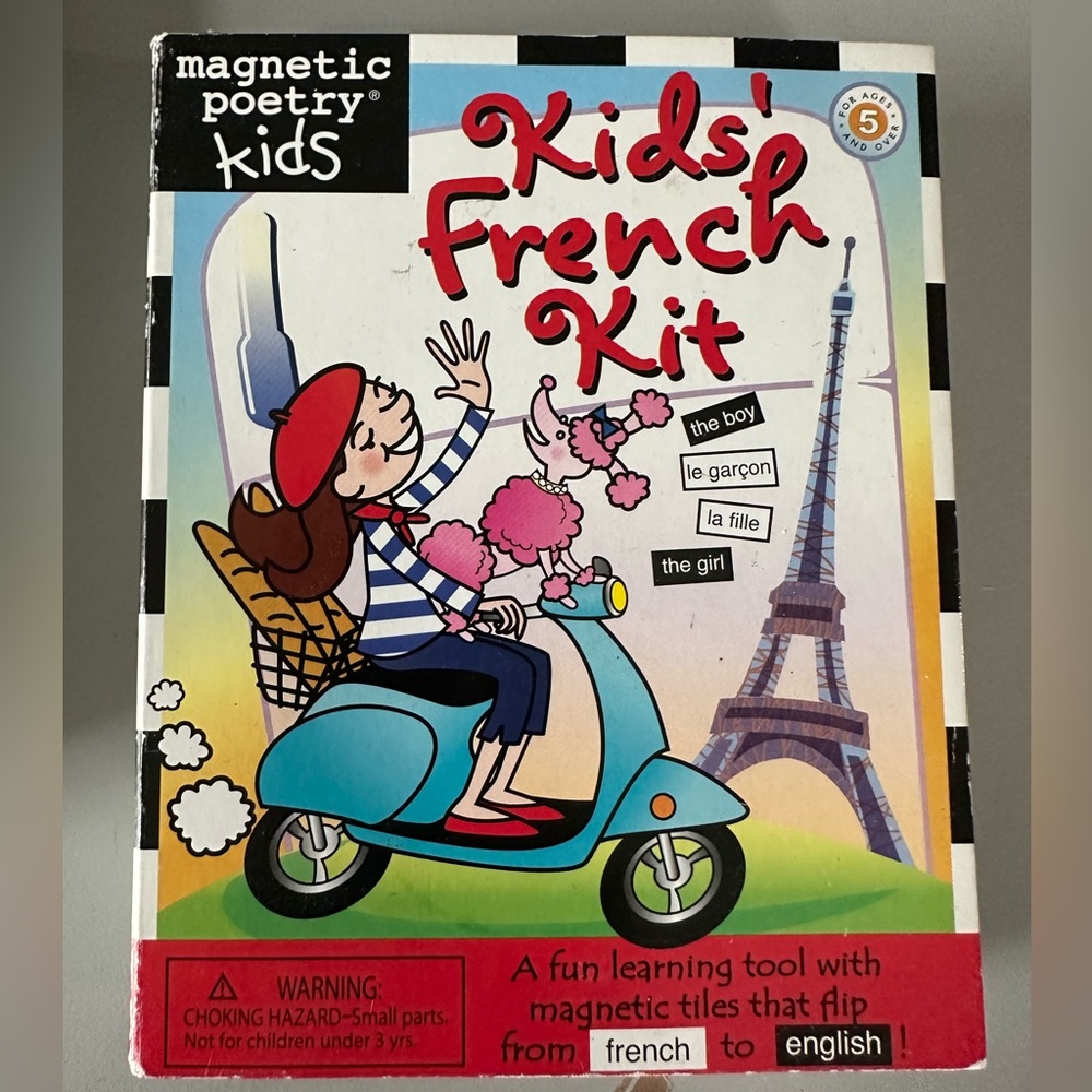 Magnetic Poetry Kids French kit